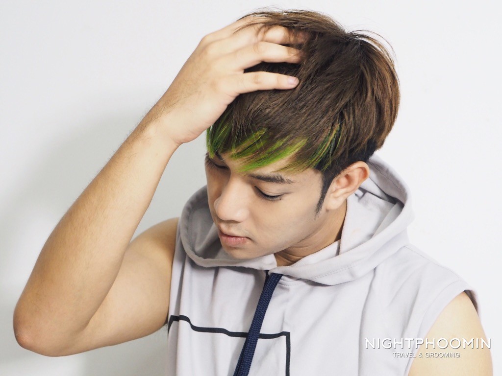 Green tea hair 11