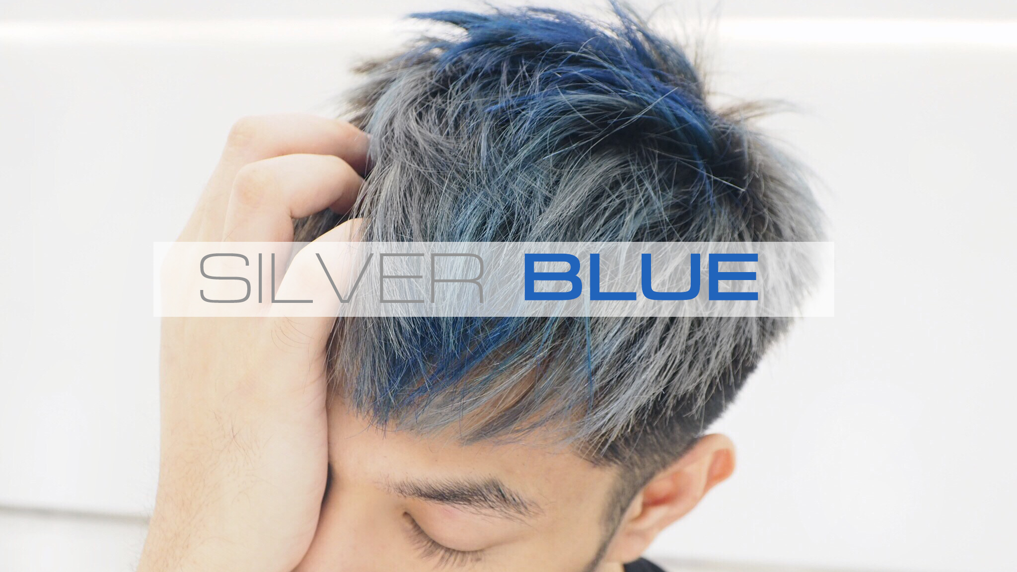 Review ผมสีเงินเหลือบน้ำเงิน How to SILVER BLUE hair NightPhoomin