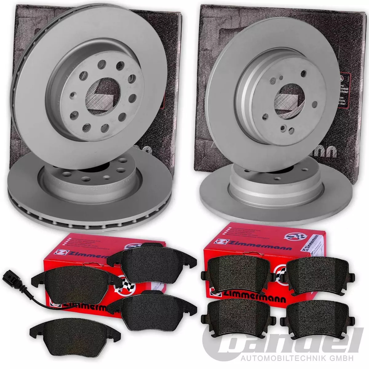 Гальмівні колодки та диски Zimmermann для Mercedes E-Class S212