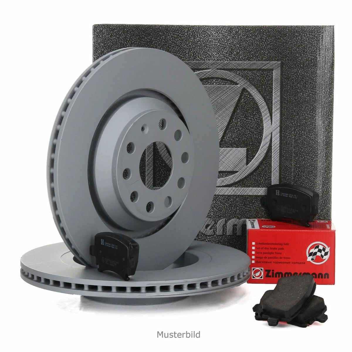 Гальмівні колодки та диски Zimmermann для Mercedes E-Class S212