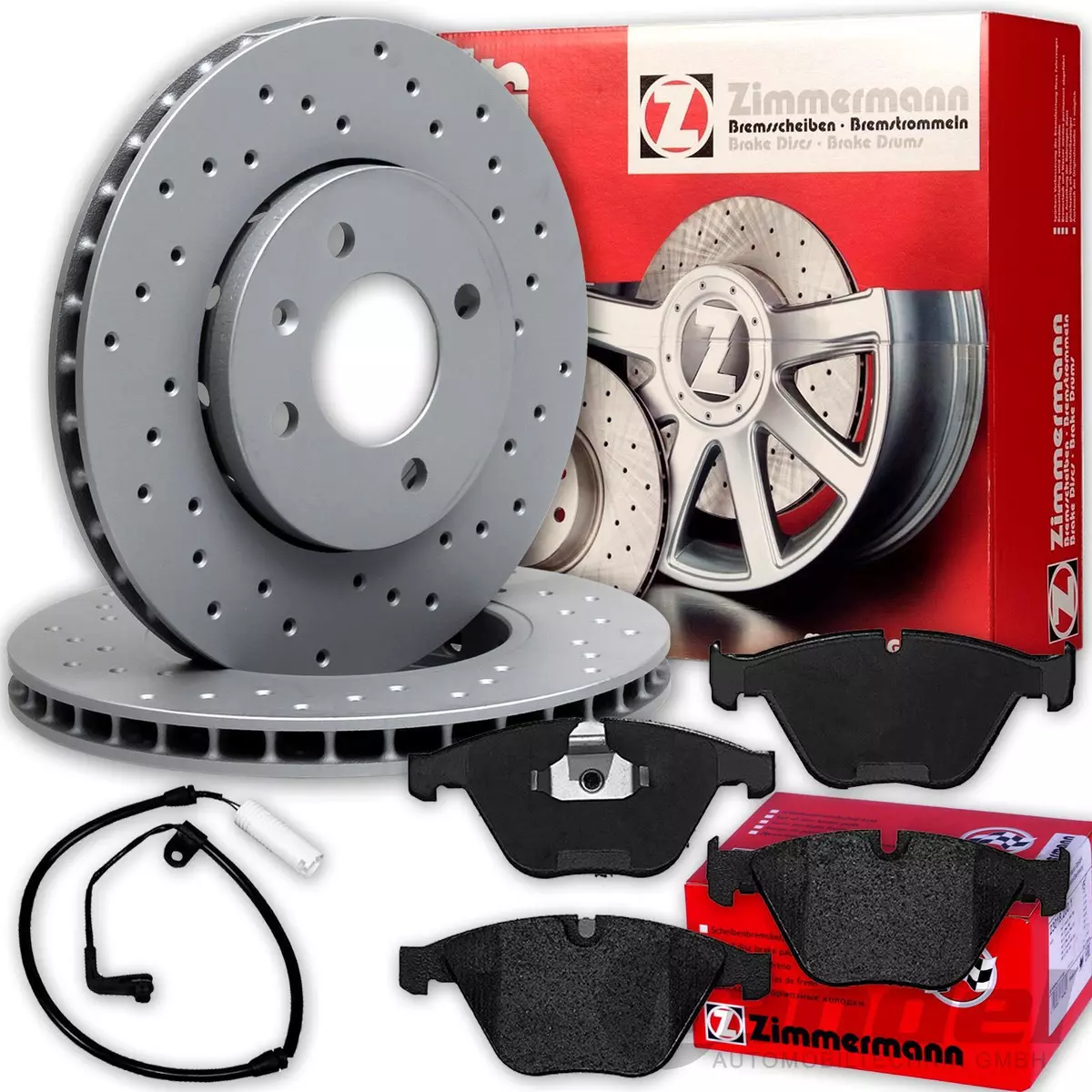 Гальмівні колодки та диски Zimmermann для Mercedes E-Class S212